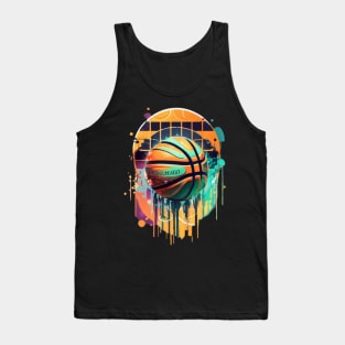 dripping basketball Tank Top